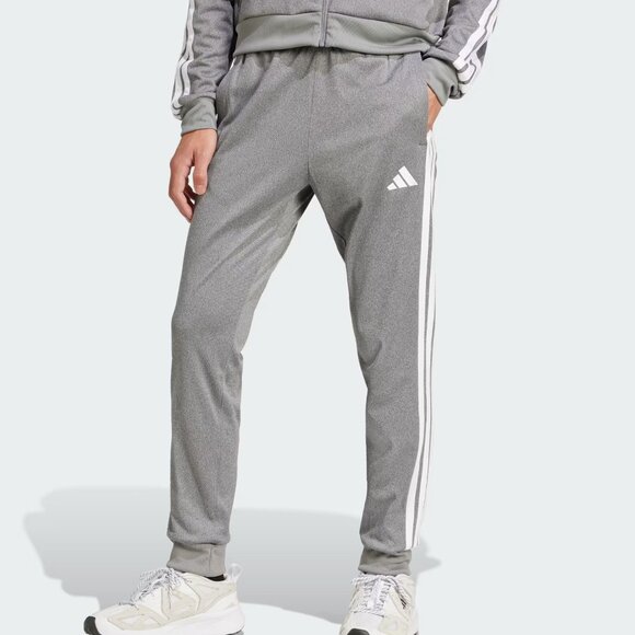 NWT Adidas Mélange Tricot Men’s Track Pants – Black Mélange, Size 2XL - Picture 1 of 7